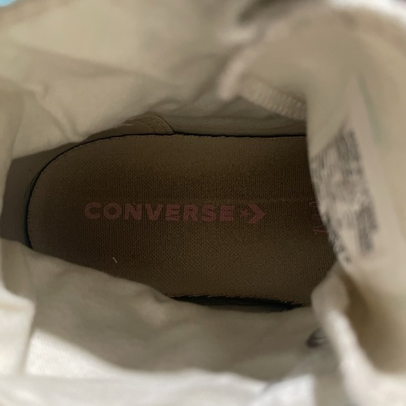 Converse Shoes Juniors CTAS HI Top Blue Rainbow Size 4 - Picture 10 of 10